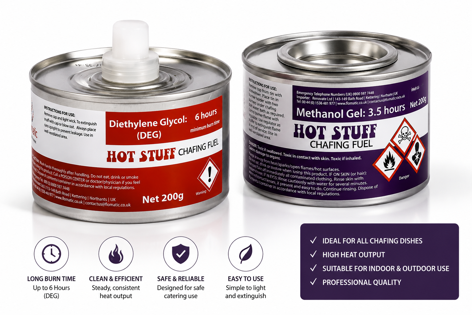 Chafing Fuels