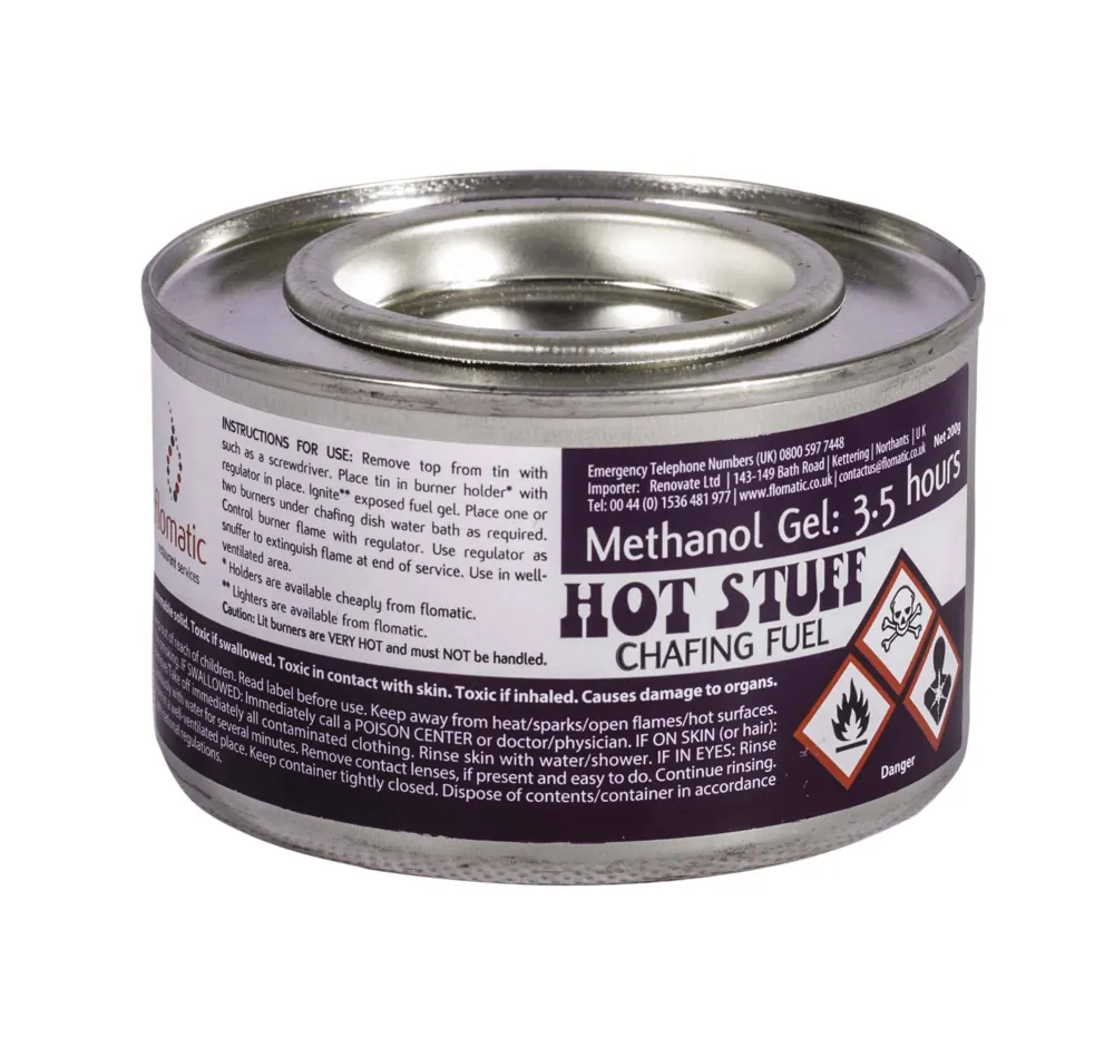 Methanol Gel Chafing Fuel-Hot Stuff