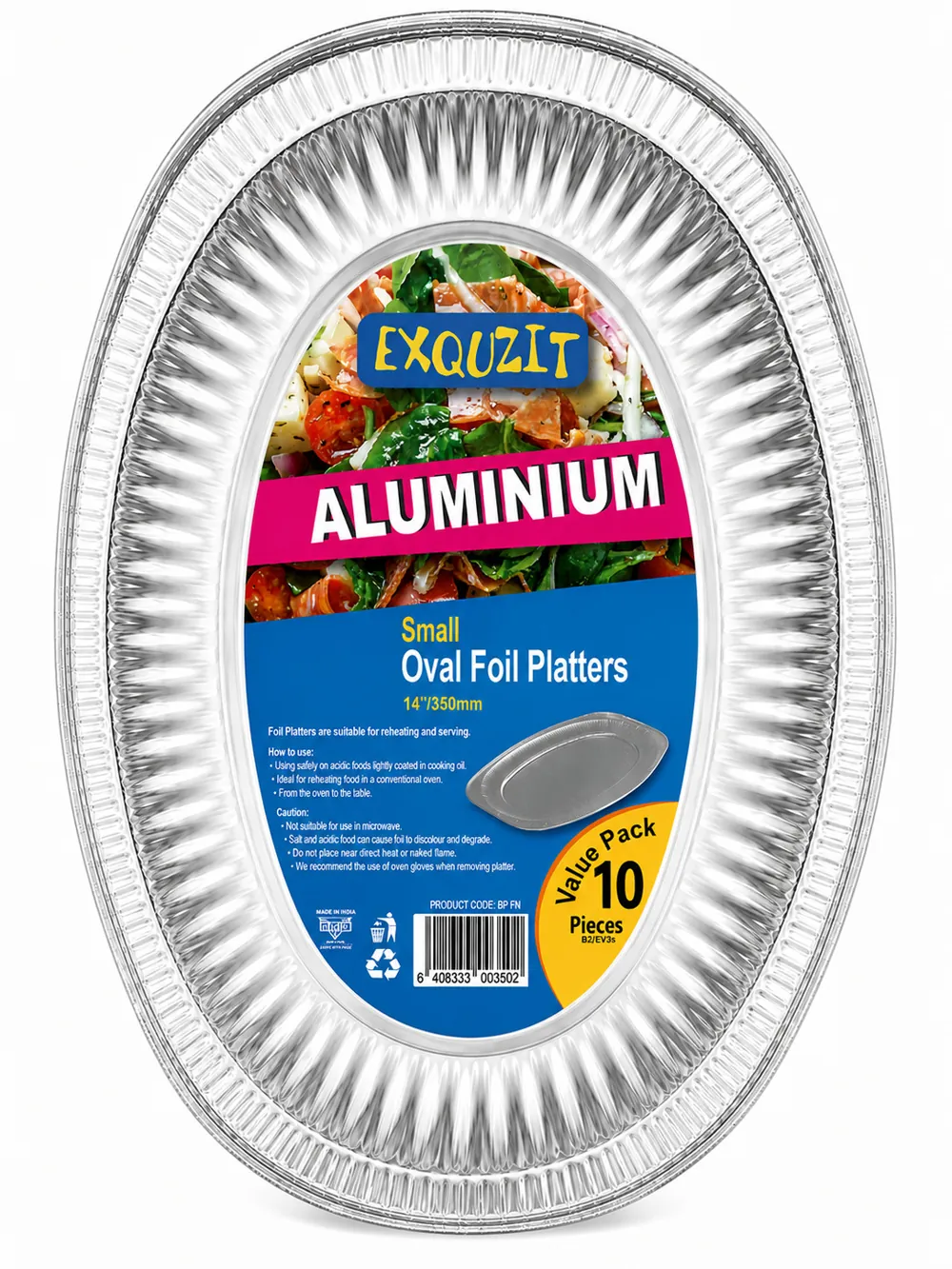 14" Oval Embossed Platters
