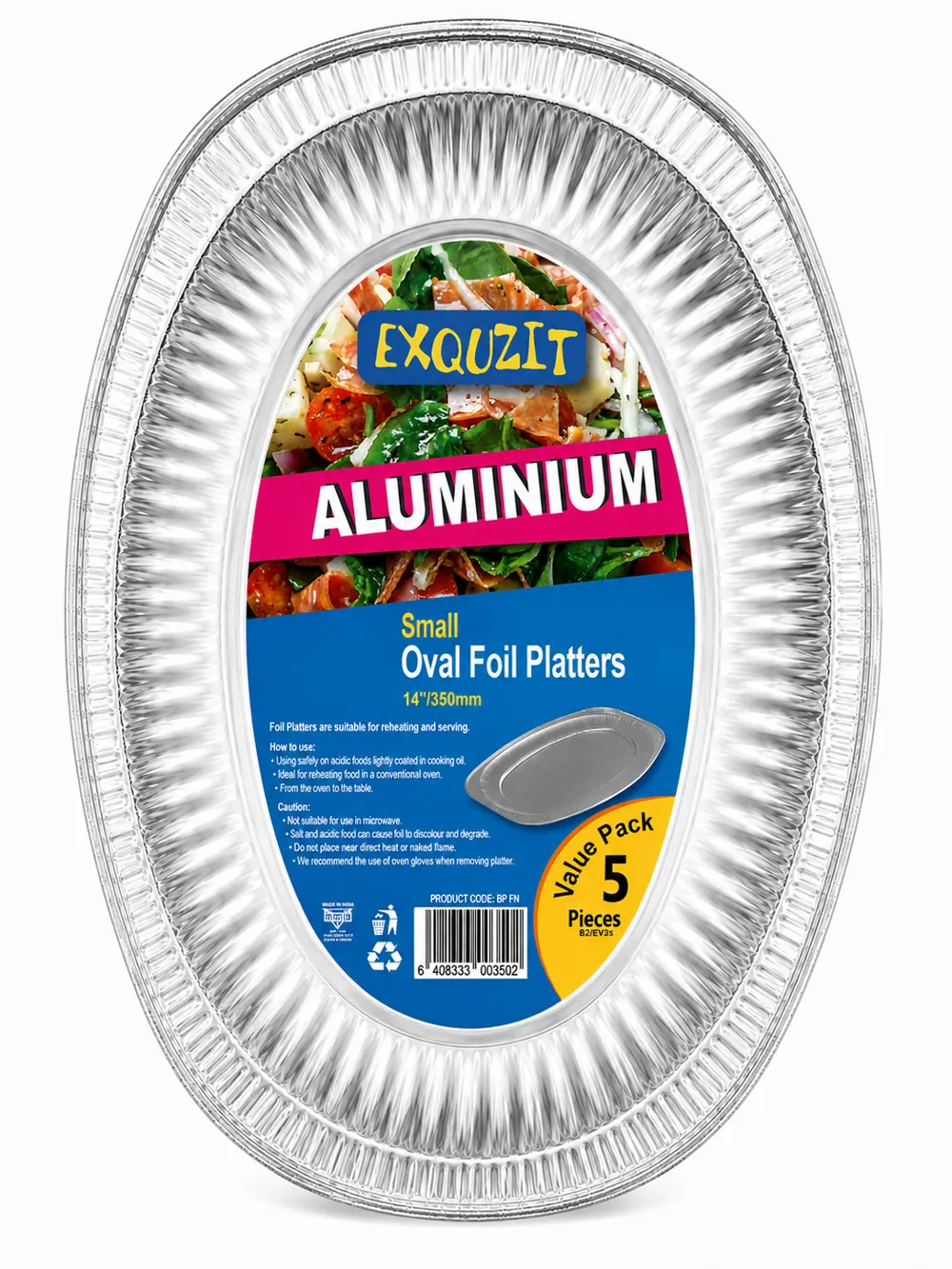 14" Oval Embossed Platters