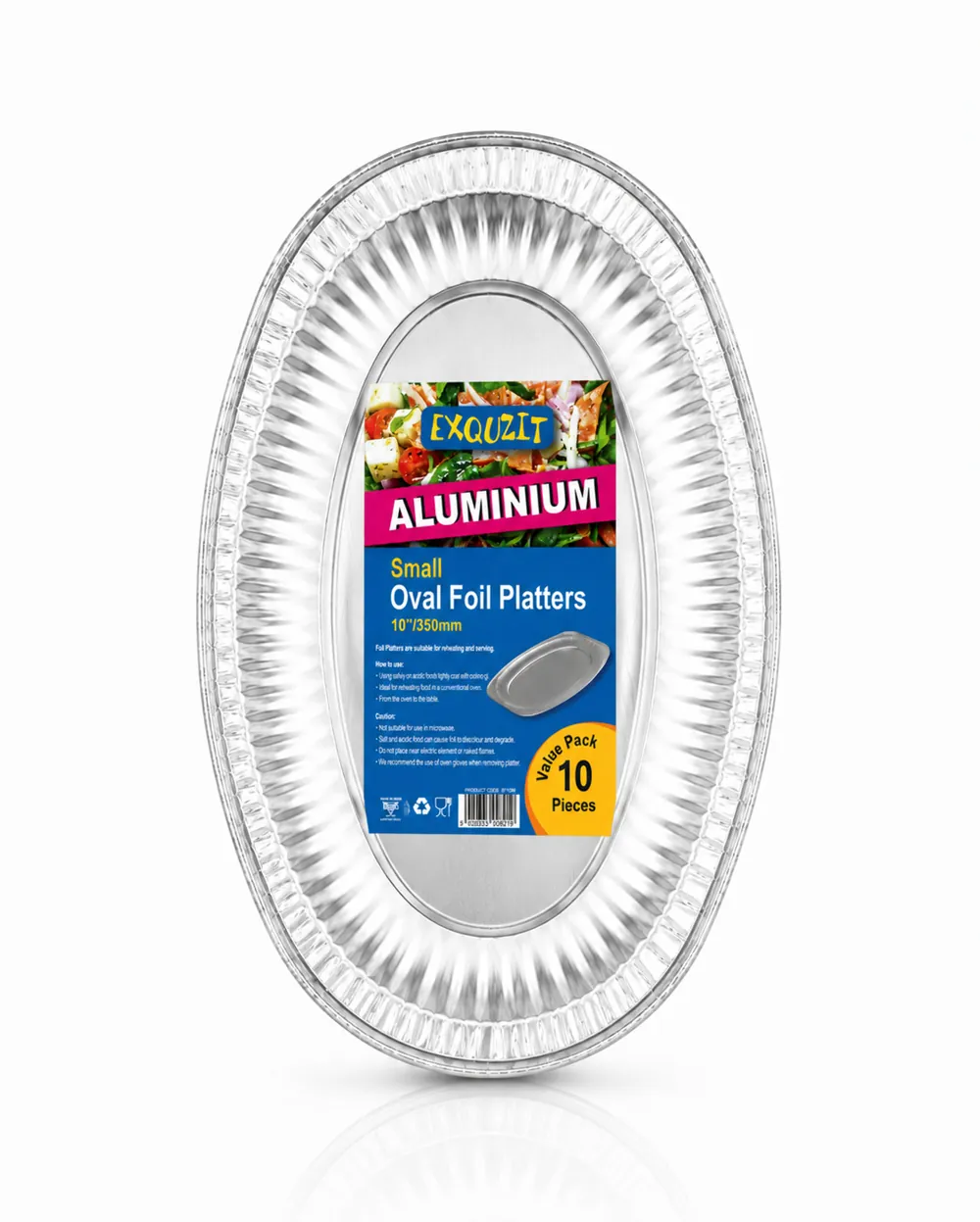 10" Oval Embossed Platters