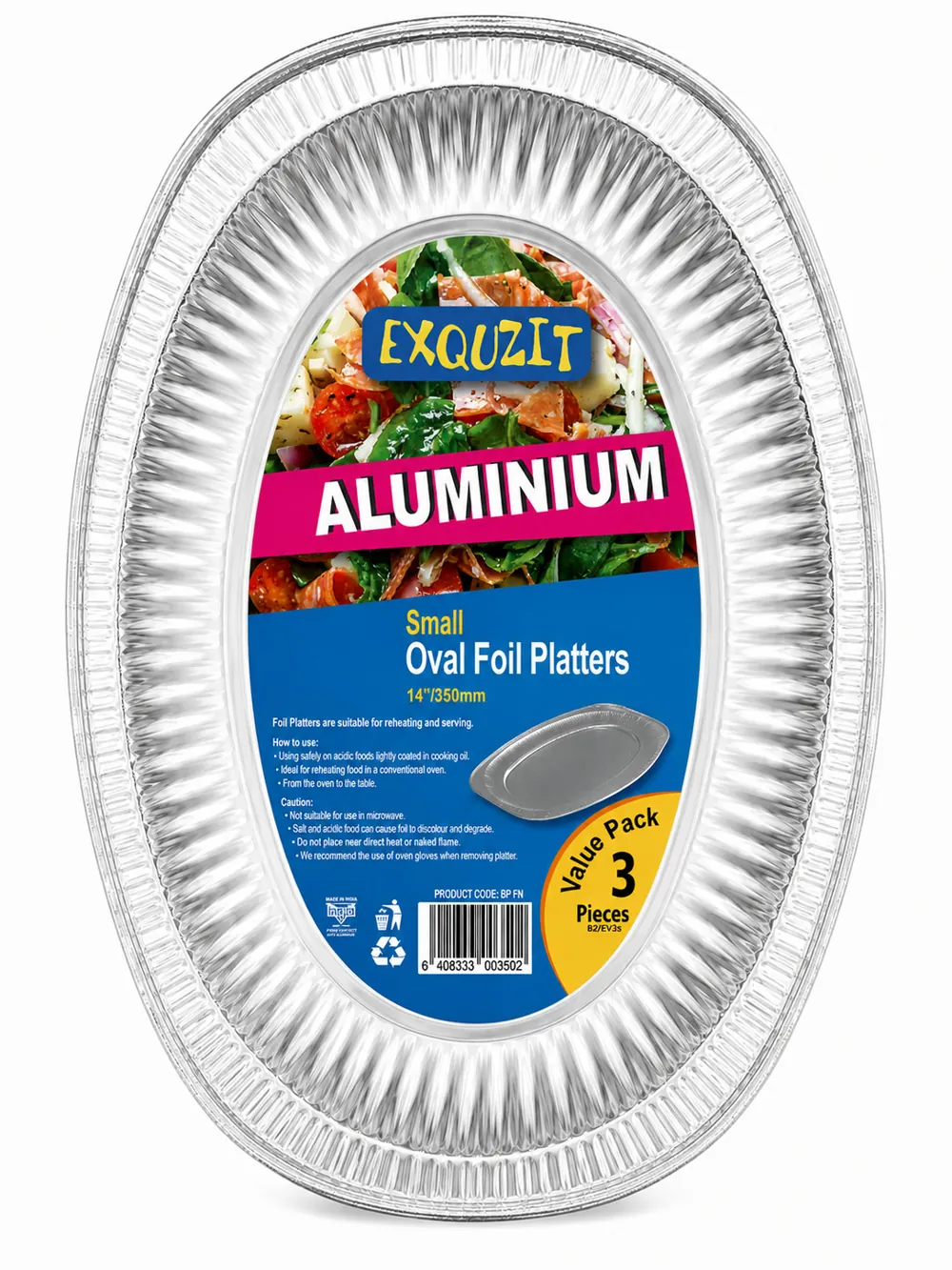 14" Oval Embossed Platters