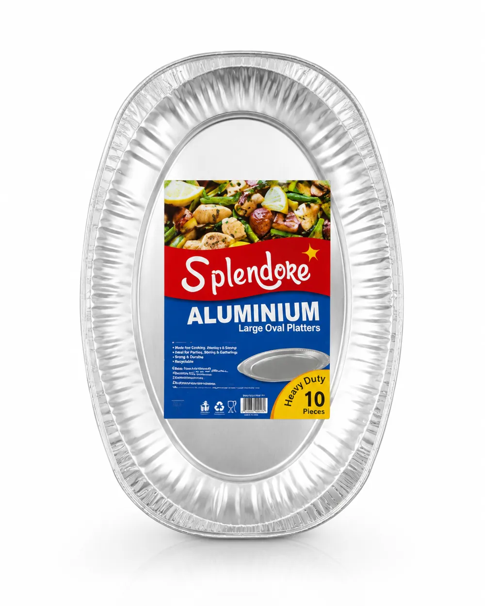 22" Oval Embossed Platters
