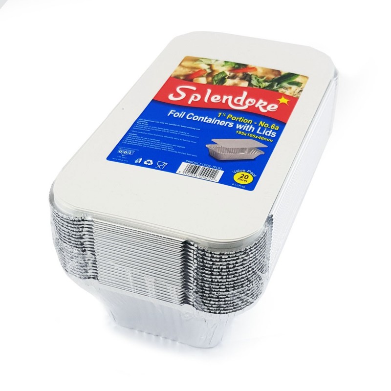 No.6A Containers With Board Lids