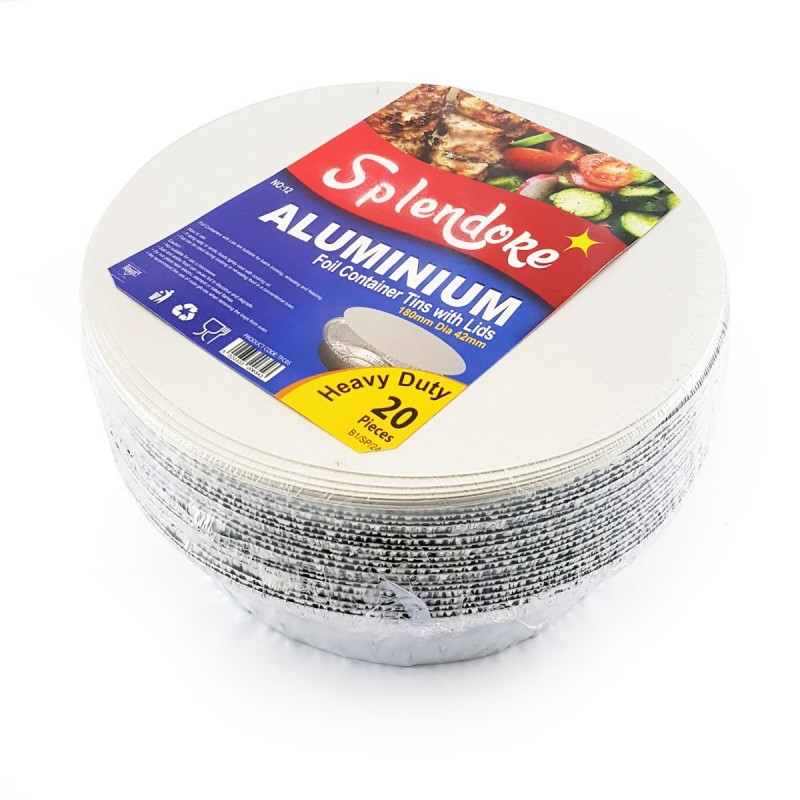 Round Containers + Lids