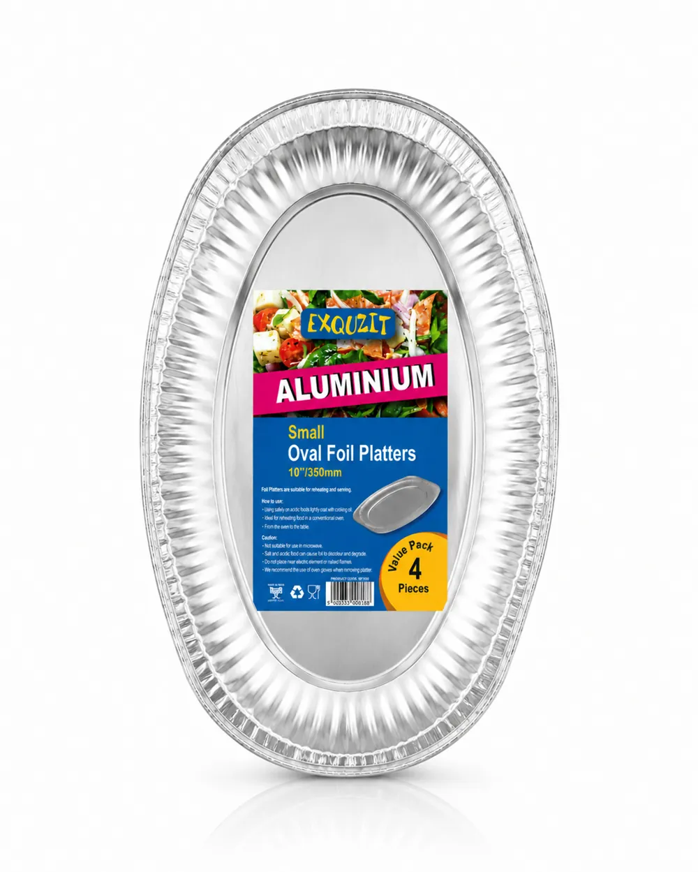 10" Oval Embossed Platters