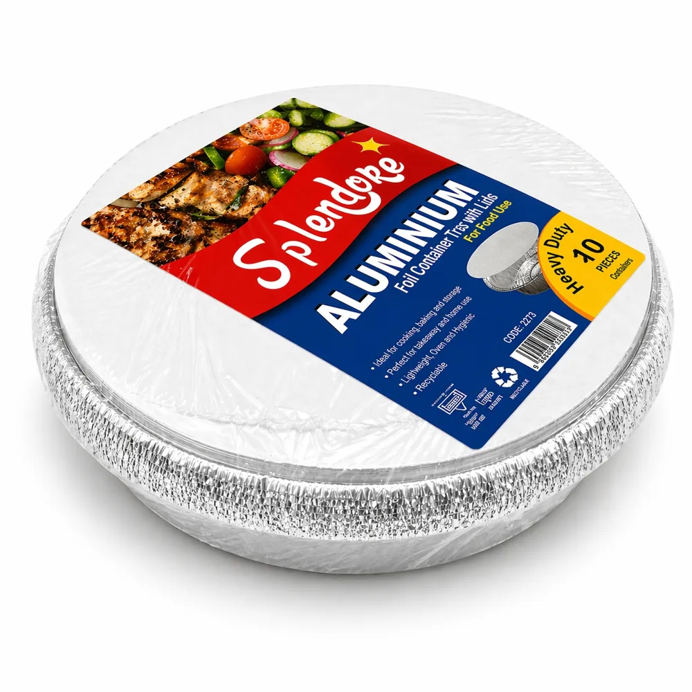 Round Containers + Lids